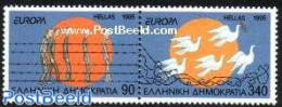 Greece 1995 Europa, Peace And Freedom 2v [:], Mint NH, History - Europa (cept) - Peace - Unused Stamps