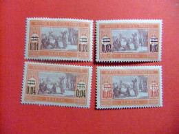 55 SENEGAL 1922 / SELLOS De 1914 SOBRECARGADOS / YVERT 91 / 94 MH - Gebraucht