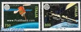 Italy 1991 Europa, Space 2v, Mint NH, History - Transport - Europa (cept) - Space Exploration - Other & Unclassified