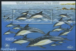 Jersey 2000 Environment, Sea Mammals S/s, Mint NH, Nature - Environment - Sea Mammals - Milieubescherming & Klimaat
