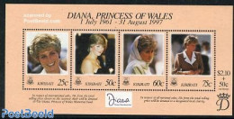 Kiribati 1998 Death Of Diana S/s, Mint NH, History - Charles & Diana - Kings & Queens (Royalty) - Royalties, Royals