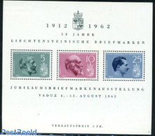 Liechtenstein 1962 Stamps 50th Anniversary S/s, Mint NH, History - Coat Of Arms - Kings & Queens (Royalty) - Philately - Unused Stamps