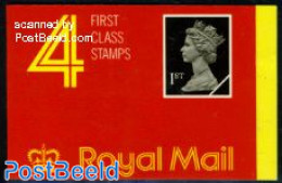 Great Britain 1989 4 First Class Stamps Booklet, Walsall, Mint NH, Stamp Booklets - Ungebraucht