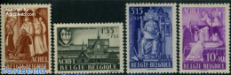 Belgium 1948 Achel Abbey 4v, Mint NH, Religion - Cloisters & Abbeys - Ungebraucht