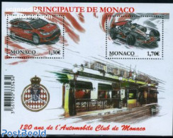 Monaco 2009 Automobile Club Of Monaco S/s, Mint NH, Sport - Transport - Autosports - Sport (other And Mixed) - Automob.. - Unused Stamps