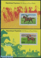 Togo 1985 Horse Sports 2 S/s, Mint NH, Nature - Sport - Horses - Sport (other And Mixed) - Togo (1960-...)