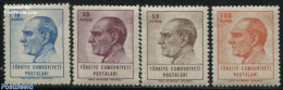 Türkiye 1964 Definitives, Ataturk 4v, Mint NH - Autres & Non Classés