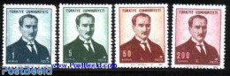 Türkiye 1968 Definitives, Ataturk 4v, Mint NH - Autres & Non Classés