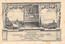 Exposition De Bruxelles 1910 - Piano Violina, Fabriqué à Leipzig - Fabricant Ludwig Hupfeld A. G. - Mostre Universali