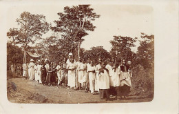 Tanganyika - Procession Of The Children Of The White Fathers Mission - REAL PHOTO - Publ. Afrika-Museum St. Ottilien  - Tanzanie