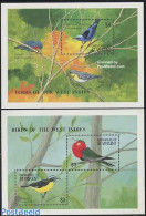 Saint Vincent & The Grenadines 1990 Birds 2 S/s, Mint NH, Nature - Birds - St.Vincent & Grenadines