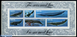 South-West Africa 1980 Whales S/s, Mint NH, Nature - Sea Mammals - África Del Sudoeste (1923-1990)