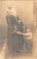 Macedonia - Turkish Woman And Her Child - REAL PHOTO - Macédoine Du Nord