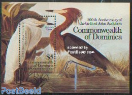 Dominica 1985 J.J. Audubon S/s, Mint NH, Nature - Birds - Repubblica Domenicana