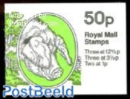 Great Britain 1983 Def. Booklet, Old Spot Pig,, Mint NH, Nature - Animals (others & Mixed) - Cattle - Stamp Booklets - Ongebruikt