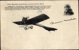 CPA Monoplane Deperdussin, Gesteuert Von Pierre Marie - Sonstige & Ohne Zuordnung