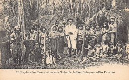 Argentina - El Explorador Boccard En Una Tribu De Indios Cainguas (Alto Paraná) - Ed. Desconocido  - Argentina