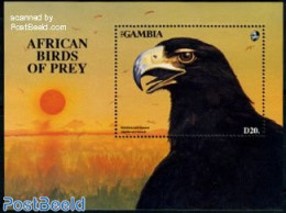 Gambia 1993 Eagle S/s, Mint NH, Nature - Birds - Birds Of Prey - Gambie (...-1964)