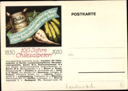 Artiste CPA 100 Jahre Chilesalpeter 1830-1930, Dünger, Getreideähren, Feldfrüchte - Publicité
