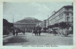 Italia - NAPOLI - Piazza Municipio E Castel Sant'Elmo - Ed. Roberto Zedda - Napoli (Neapel)