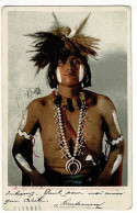 5886 - Taqui A Hopi (Moki) Snake Priest - Circulé 1906 - Indiens D'Amérique Du Nord
