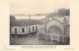 MAISON-CARRÉE El Harrach - Inondation Du 31 Octobre 1911 - Marché Couvert Et Agence De La Compagnie Algérienne - Cliché  - Other & Unclassified