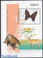 Equatorial Guinea 1992 Nature S/s, Mint NH, Nature - Animals (others & Mixed) - Butterflies - Guinea Ecuatorial