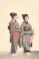 Japan - Two Geishas - Pink Umbrella - Other & Unclassified