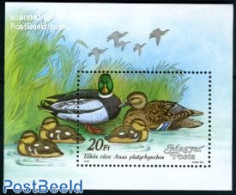 Hungary 1988 Wild Ducks S/s, Mint NH, Nature - Birds - Ducks - Nuevos