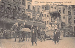 Belgique - MONS (Hainaut) Fêtes Carnavalesques Du 22 Mars 1914 - Char Des Reines De Paris - Mons