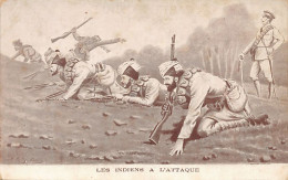 India - World War One - Indian Troops Attack - India