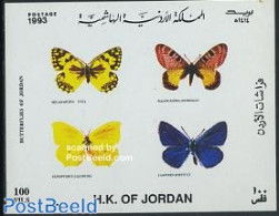 Jordan 1993 Butterflies S/s, Mint NH, Nature - Butterflies - Jordan