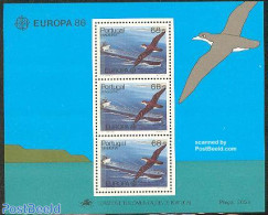 Madeira 1986 Europa, Environment S/s, Mint NH, History - Nature - Transport - Europa (cept) - Birds - Environment - Sh.. - Protección Del Medio Ambiente Y Del Clima