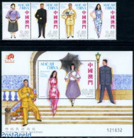 Macao 2010 Tradional Costumes 4v+s/s ([:::]+s/s), Mint NH, Various - Costumes - Art - Fashion - Unused Stamps