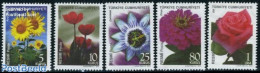 Türkiye 2010 Definitives, Flowers 5v, Mint NH, Nature - Flowers & Plants - Roses - Autres & Non Classés