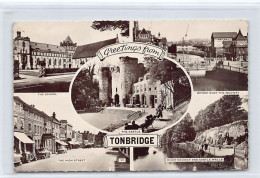 England - Kent - TONBRIDGE Greetings From Tonbridge - Andere & Zonder Classificatie