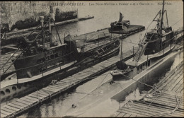 CPA La Pallice Rochelle Charente Maritime, Die U-Boote Castor Und Oursin - Otros & Sin Clasificación