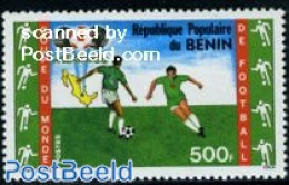 Benin 1986 Mexico 86 1v, Mint NH, Sport - Football - Unused Stamps