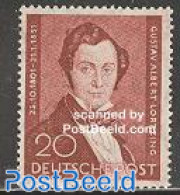 Germany, Berlin 1951 Albert Lortzing 1v, Mint NH, Performance Art - Music - Unused Stamps