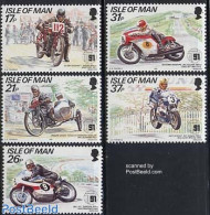 Isle Of Man 1991 Tourist Trophy 5v, Mint NH, Sport - Transport - Sport (other And Mixed) - Motorcycles - Motos