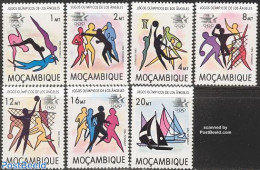 Mozambique 1983 Olympic Games Los Angeles 7v, Mint NH, Sport - Basketball - Handball - Olympic Games - Volleyball - Basket-ball