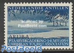 Netherlands Antilles 1954 Aruba Beach 1v, Mint NH, Various - Tourism - Other & Unclassified