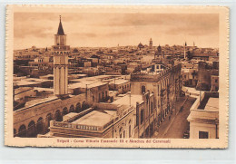 Libya - TRIPOLI - Corso Vittorio Emanuele III And Karamanli Mosque - Libia