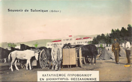 Greece - SALONICA - Greek Artillery In Diokitirio During The Balkan War - Publ. A. E. Paschas  - Griechenland