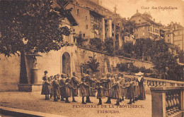 FRIBOURG - Pensionnat De La Providence Cour Des Orphelins - Ed. E. & B.  - Fribourg