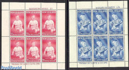 New Zealand 1963 Health 2 M/s, Mint NH, Health - History - Health - Kings & Queens (Royalty) - Ongebruikt