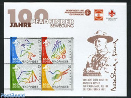 Austria 2007 100 Years Scouting S/s, Mint NH, Sport - Scouting - Unused Stamps