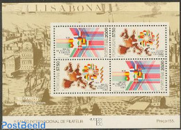 Portugal 1986 Europex 86 S/s, Mint NH, History - Transport - Various - Europa Hang-on Issues - Ships And Boats - Maps - Ongebruikt