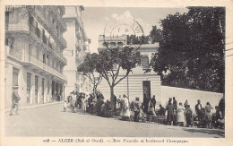 ALGER Bab El Oued - Rue Picardie Et Boulevard Champagne - Alger