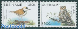 Suriname, Republic 2001 Definitives, Birds 2v, Mint NH, Nature - Birds - Owls - Surinam
